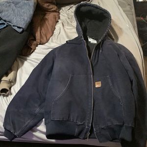 Carhart coat, large, regular, denim blue